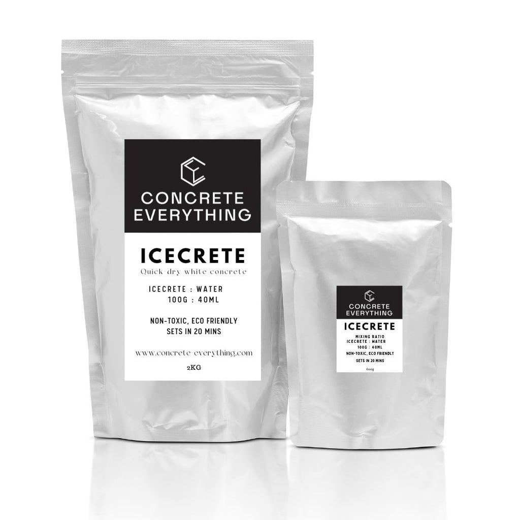Icecrete™ Water Based Quick-Drying White Concrete - Concrete Everything