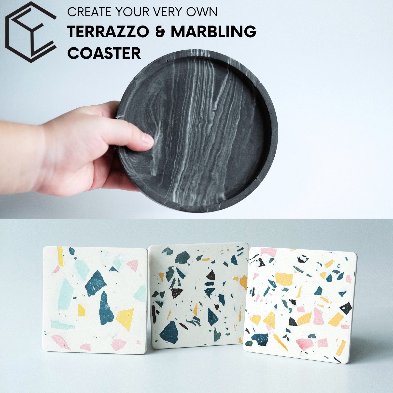 Make Yourself Modern Jesmonite Coasters - Eco-Friendly and Sustainable  alternative to Concrete – Tea & Crafting