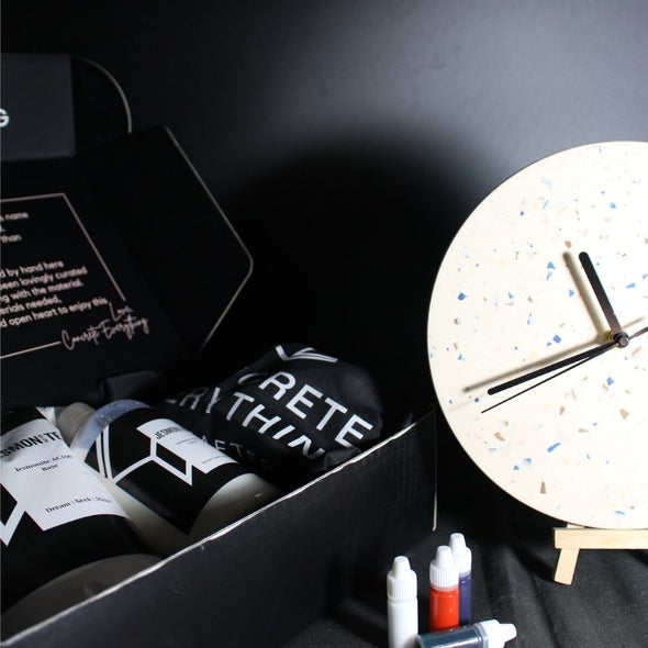 Jesmonite Official DIY Kit Singapore (Clock) - Concrete Everything