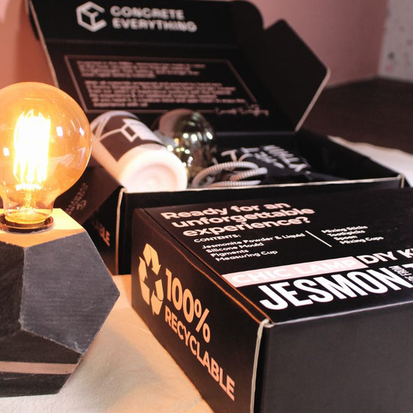 Jesmonite Official DIY Kit Singapore (Lamp) - Concrete Everything