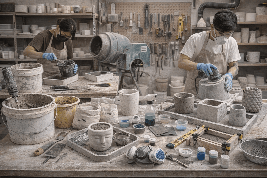 From Raw Mix to Masterpiece Life Inside a Concrete Workshop - Concrete Everything