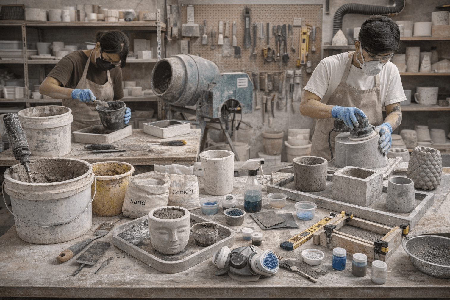 From Raw Mix to Masterpiece Life Inside a Concrete Workshop - Concrete Everything