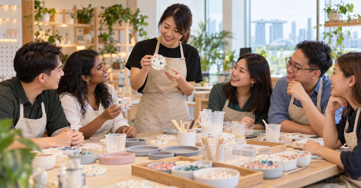 Planning a Corporate Craft Workshop in Singapore: An HR Checklist - Concrete Everything