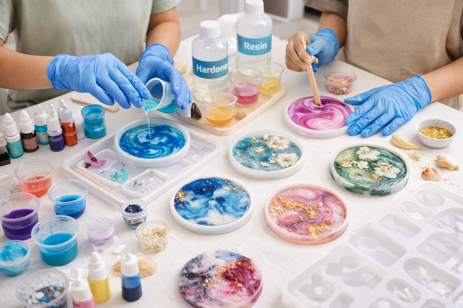 Resin Coaster Workshop for Beginners in Singapore: What to Expect and How to Prepare - Concrete Everything