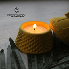 CHRISTMAS SPECIAL | Jesmonite Christmas Candle Workshop - Concrete Everything