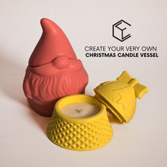 CHRISTMAS SPECIAL | Jesmonite Christmas Candle Workshop - Concrete Everything