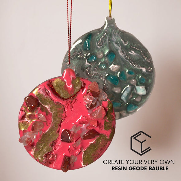 CHRISTMAS SPECIAL | Resin Geode Bauble Workshop - Concrete Everything