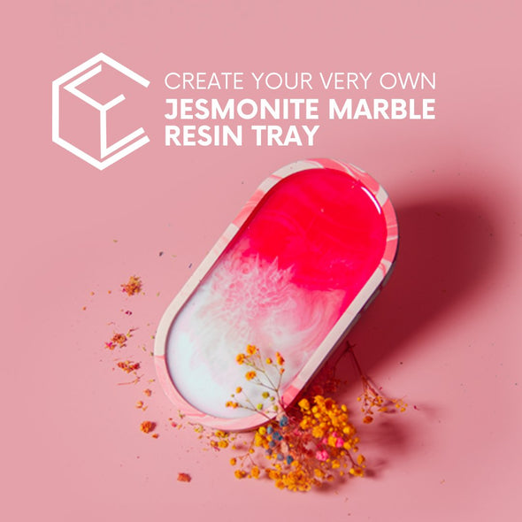 MOTHER'S DAY SPECIAL | Jesmonite Marble Resin Tray Workshop - Concrete Everything