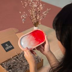 MOTHER'S DAY SPECIAL | Jesmonite Marble Resin Tray Workshop - Concrete Everything