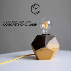Concrete Chic Desk Lamp Workshop - Concrete Everything