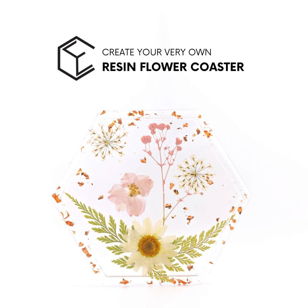 Flower Resin Coasters Workshop - Concrete Everything