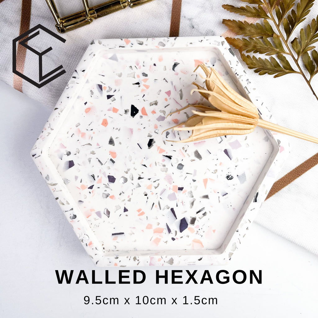 Make Your Own Terrazzo Eco Resin Coaster Kit By Badger and Birch